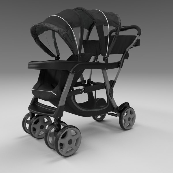 3d stroller double