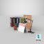 3D model real office supplies