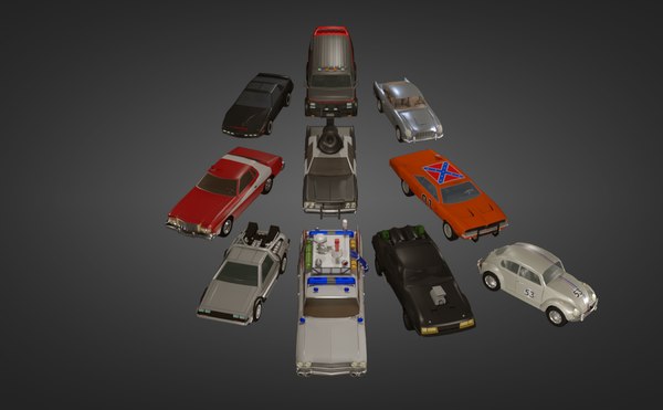 complete popculture pack 10 3D model