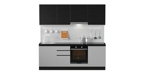 3D model kitchen design 2250