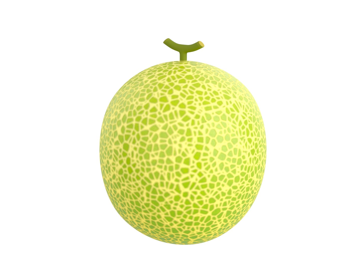 3D melon cartoon - TurboSquid 1495116