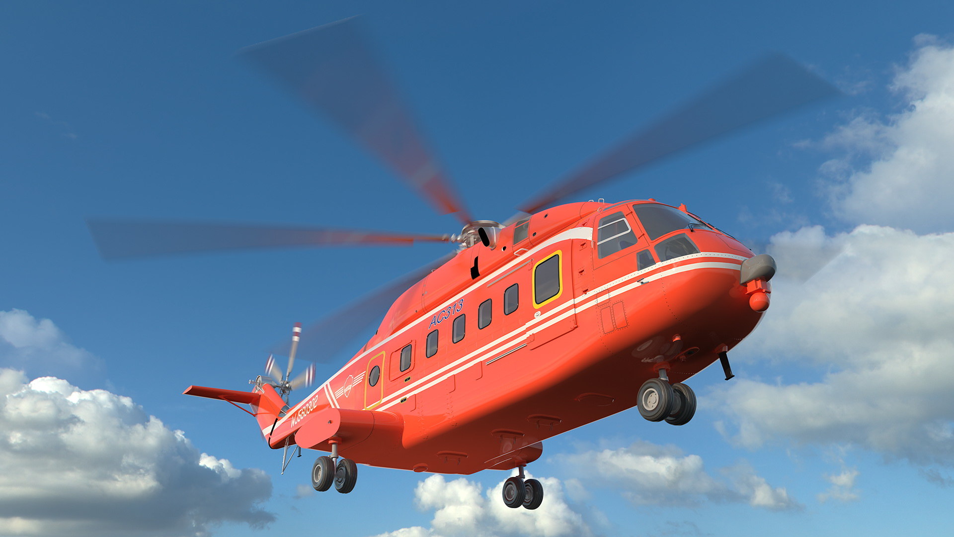 3D Avicopter Ac313 Attack Helicopter - TurboSquid 1495155