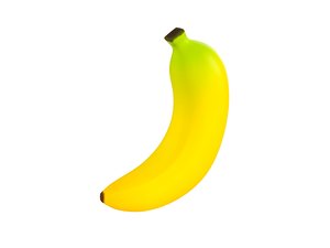 banana cartoon 3D model