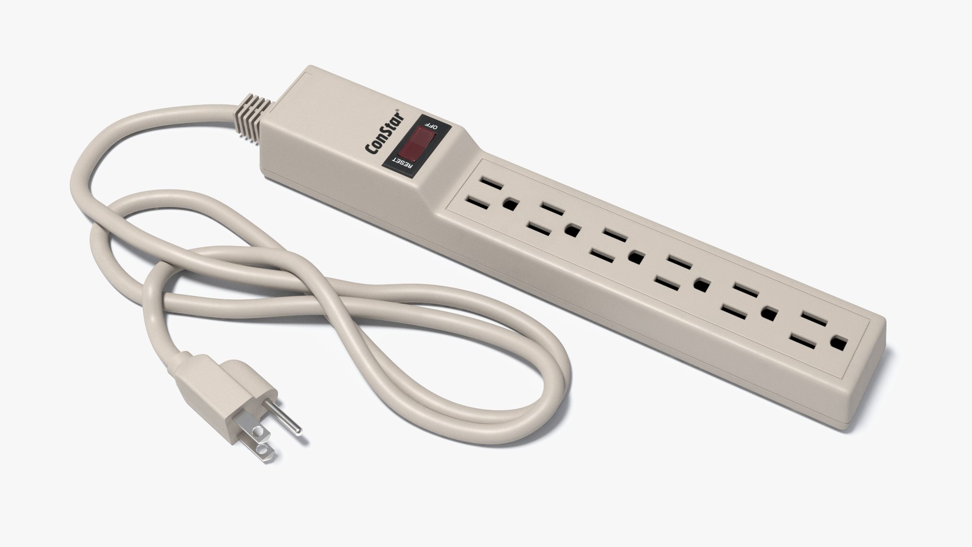 Power strip powerstrip 3D model TurboSquid 1495300