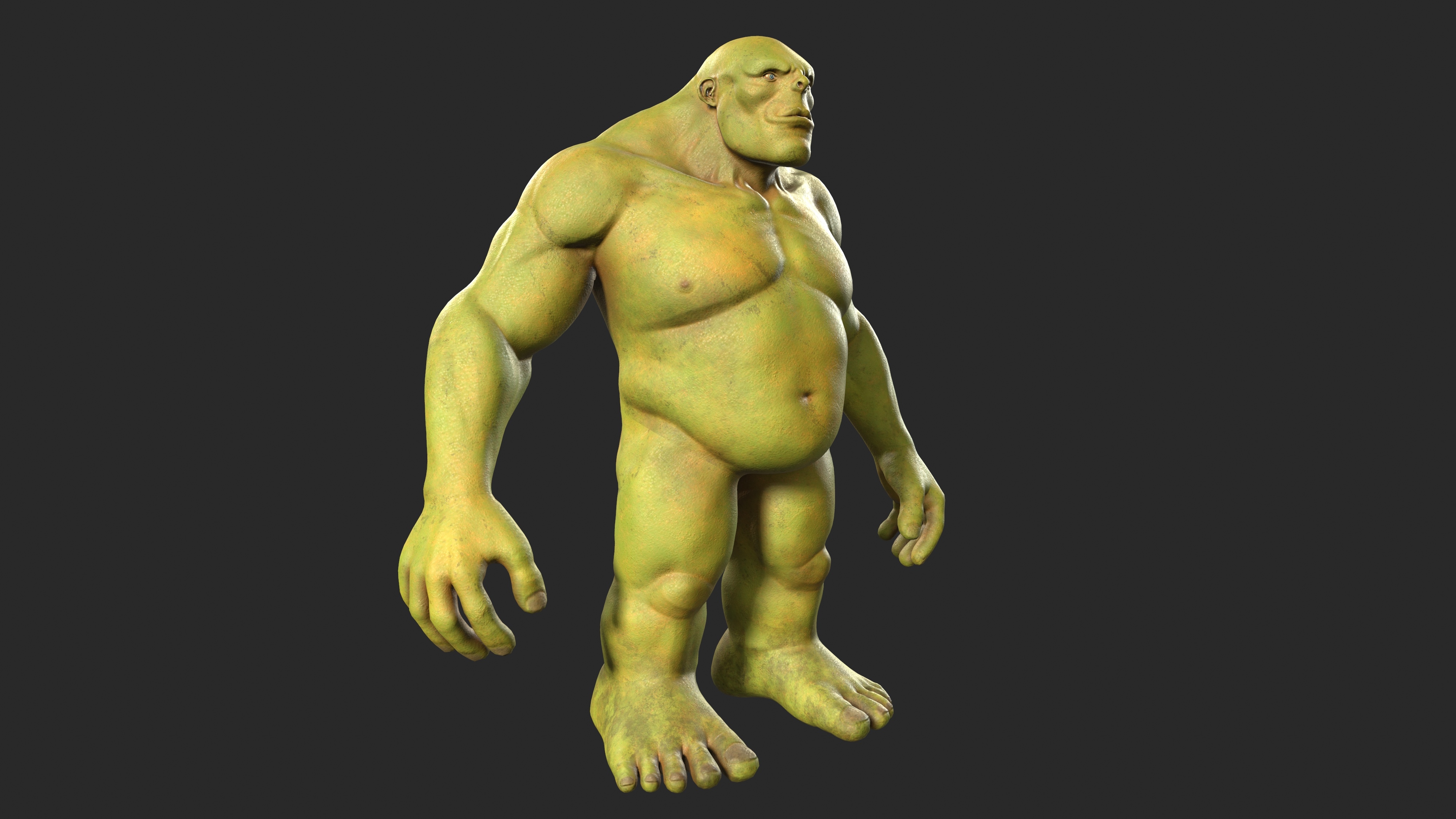 Character troll body base 3D model TurboSquid 1495232