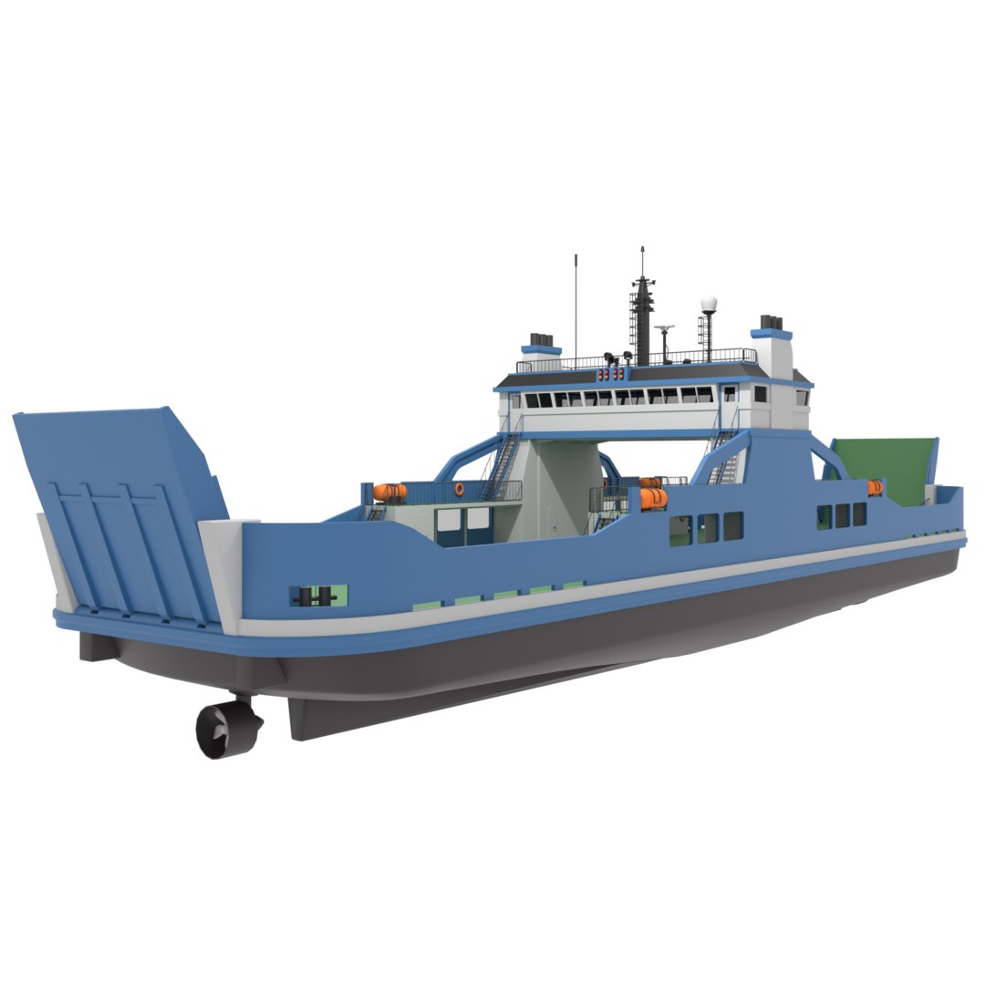 渡船3D模型 - TurboSquid 1495249