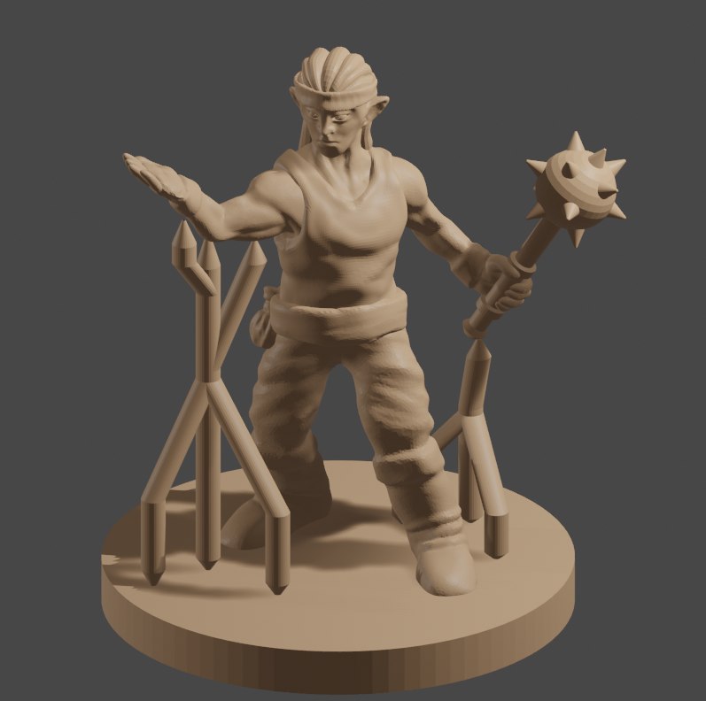 Dnd male elf warmage 3D model - TurboSquid 1495185