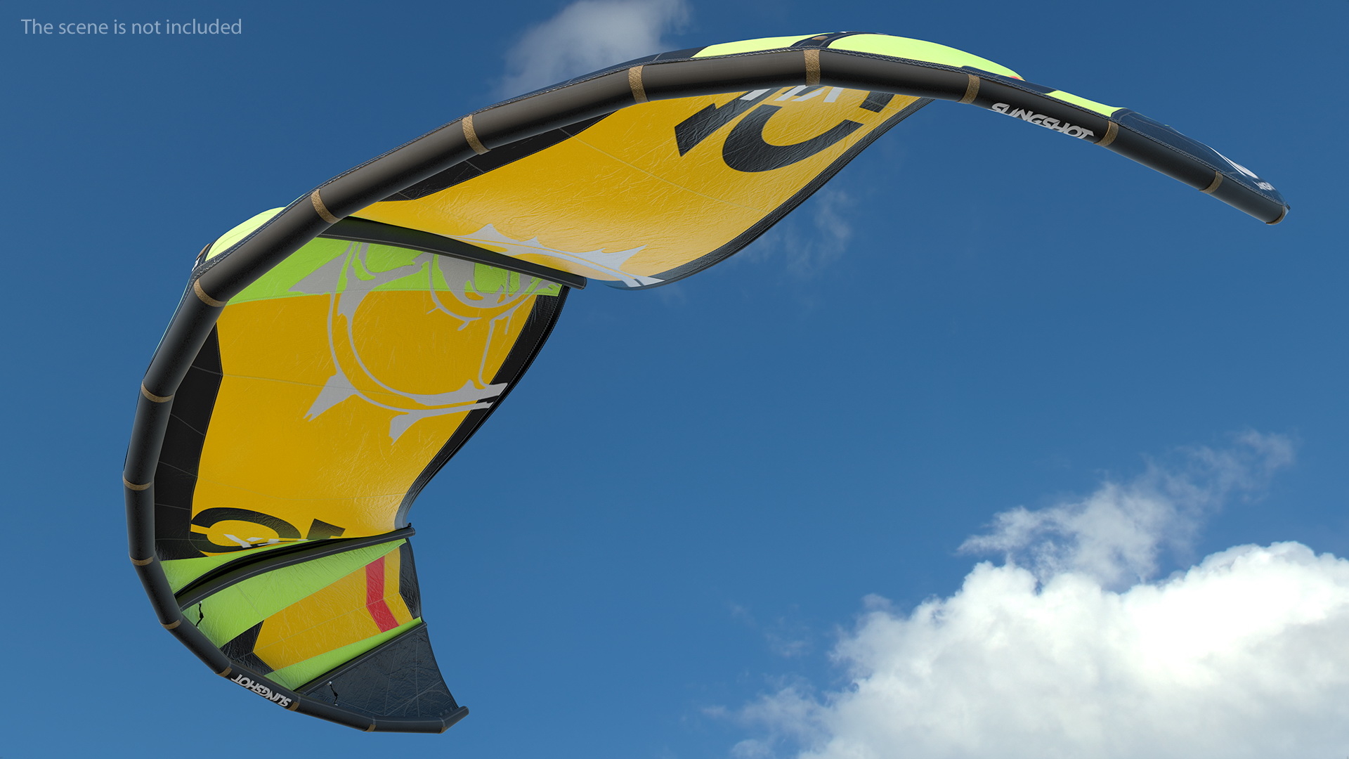 3d slingshot kitesurf set folded