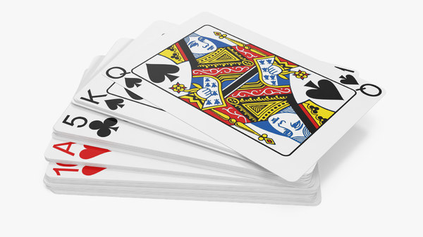 Stack playing cards model - TurboSquid 1495748