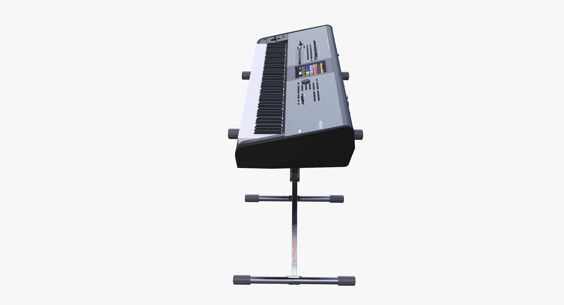 3D synth keyboard stand TurboSquid 1495520
