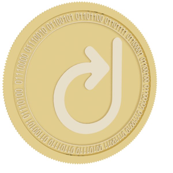 3D dock gold coin