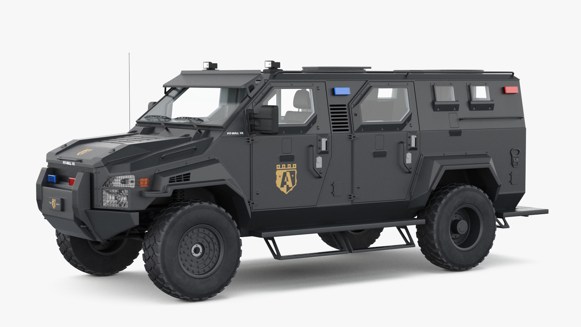 3D armored swat truck pit-bull model - TurboSquid 1495723