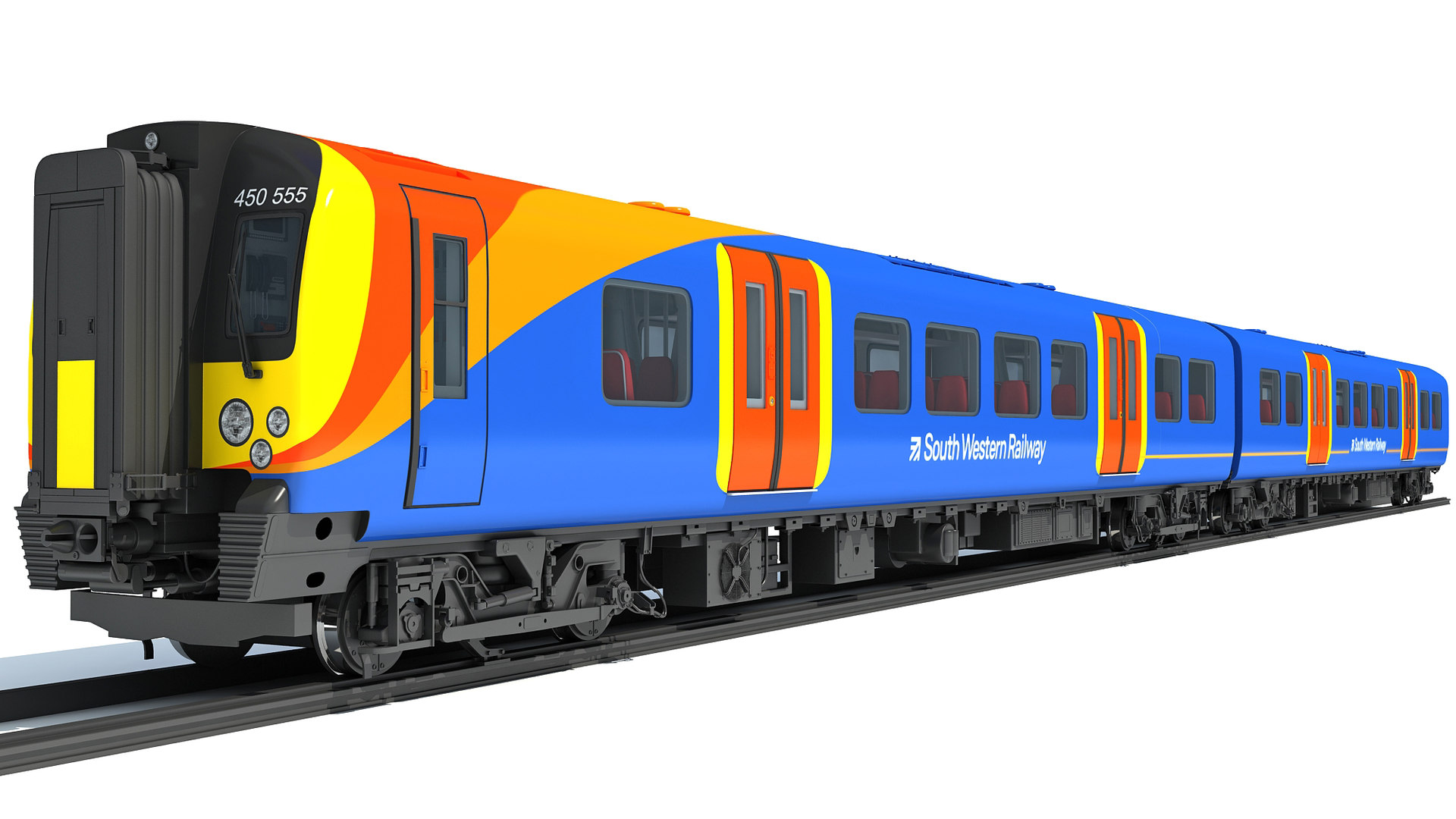 3D british south west rail model TurboSquid 1495976