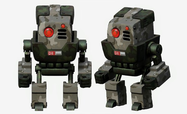 ロボット戦闘サイボーグフィクションスペースミリタリーファンタジー漫画デザイン3dモデル Turbosquid