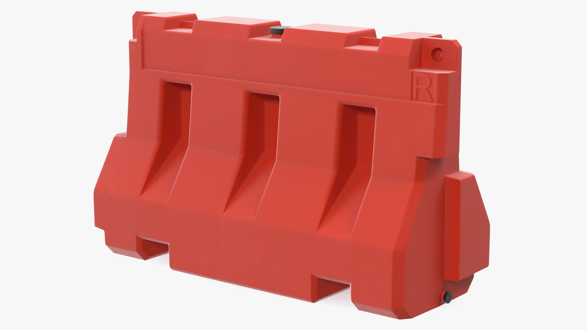 3D plastic jersey barrier - TurboSquid 1496331