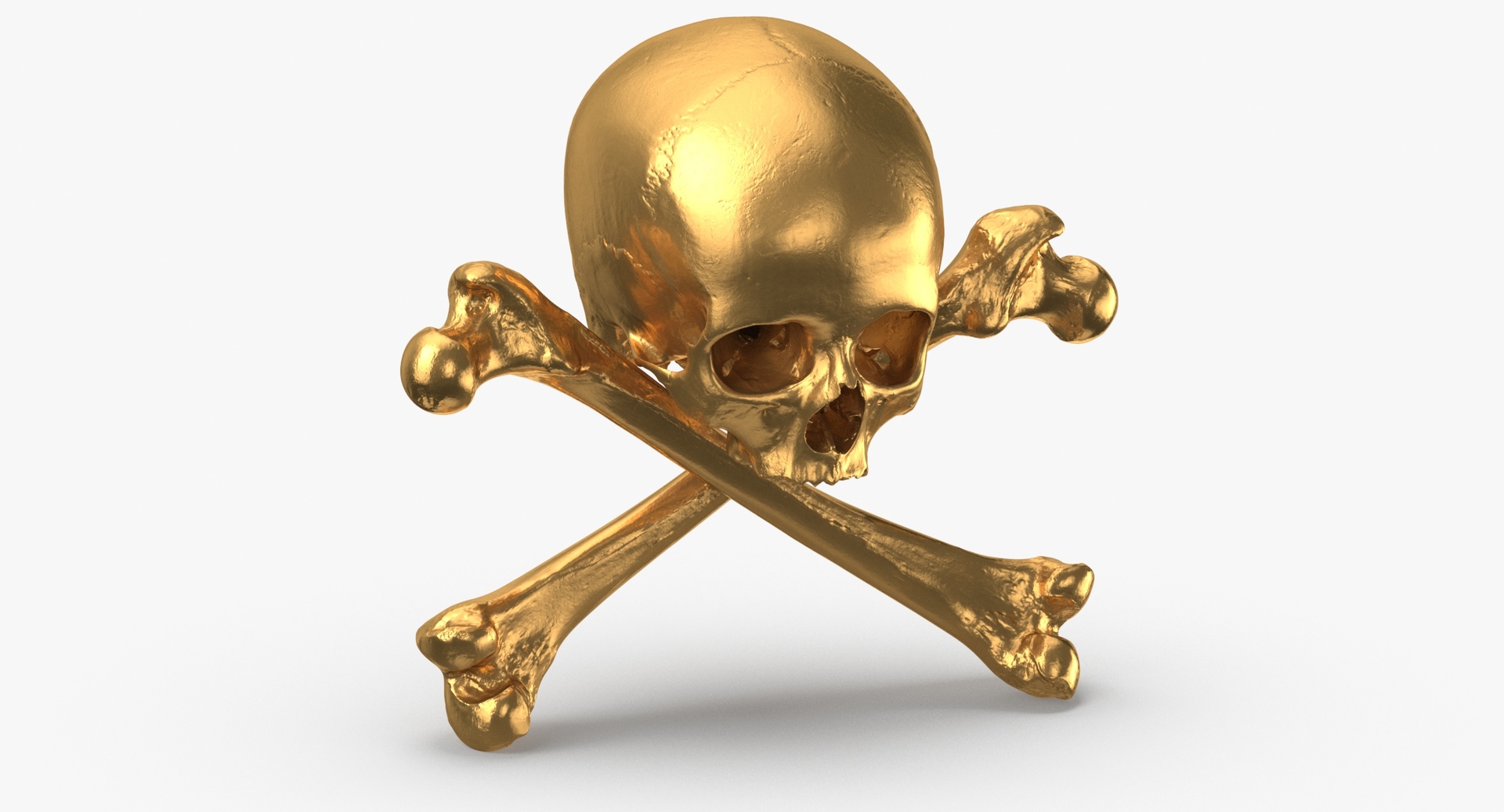 Pirate gold skull 3D TurboSquid 1496312