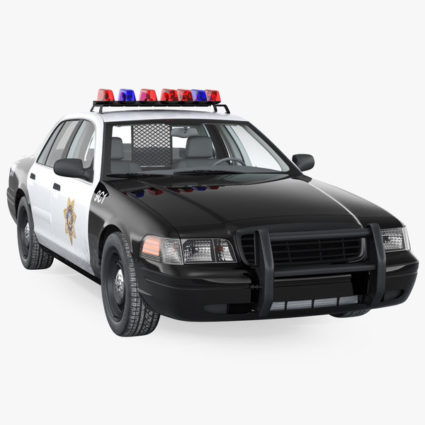 3D generic police car lvmpd