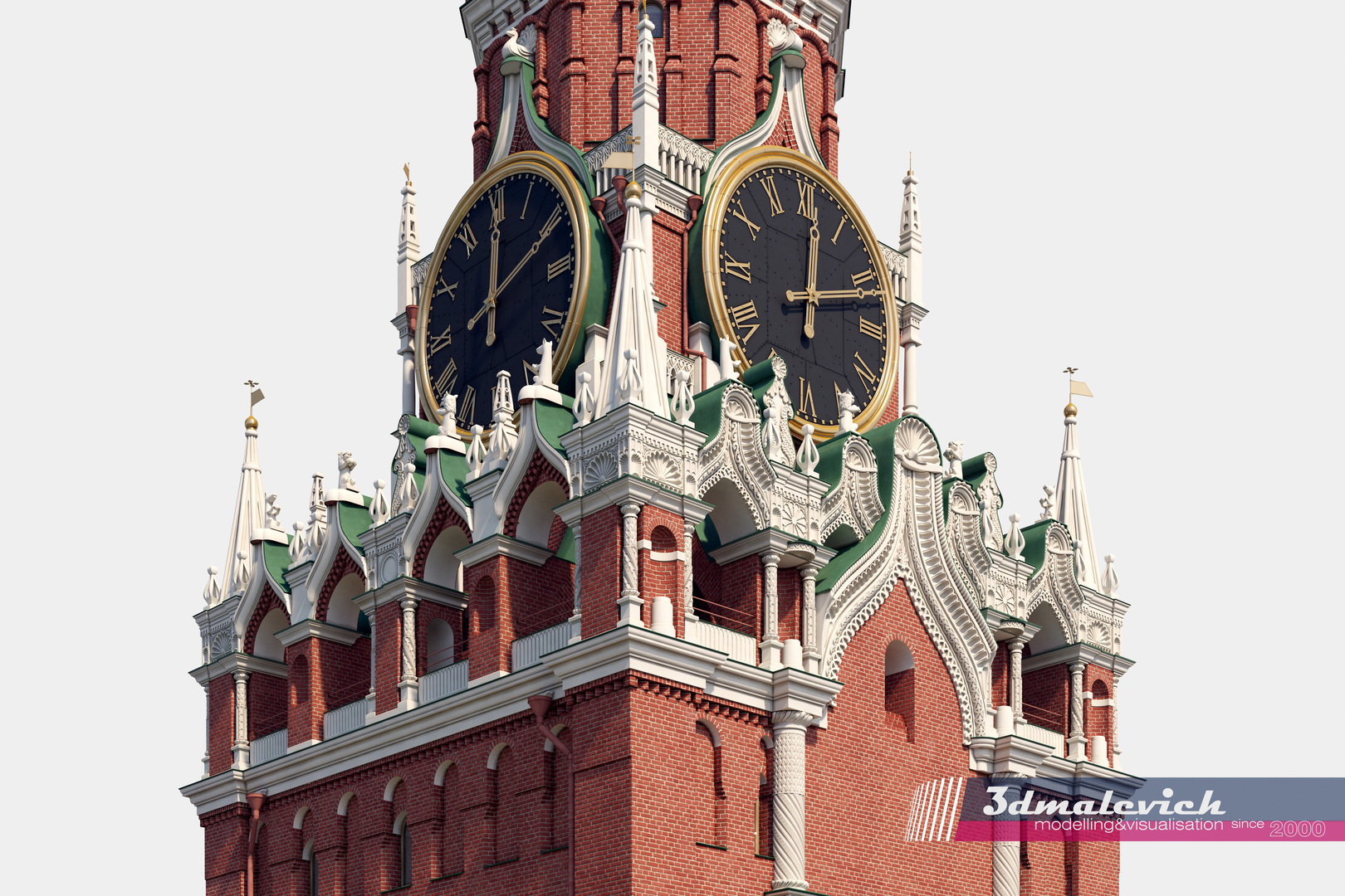 Moscow Kremlin Spasskaya Tower Model - TurboSquid 1496347