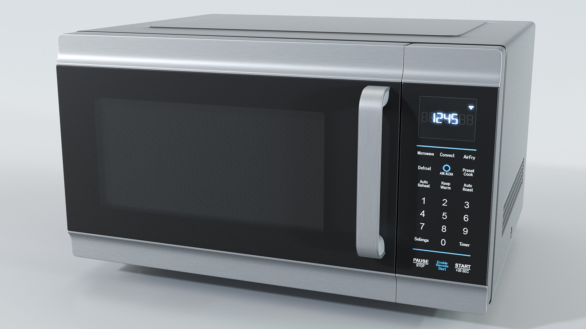 3D amazon alexa smart oven model - TurboSquid 1496640