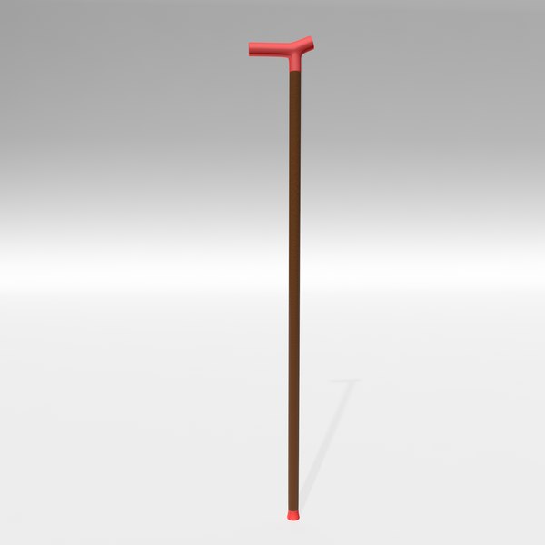 3D model walking stick