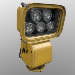 3D floodlight yellow