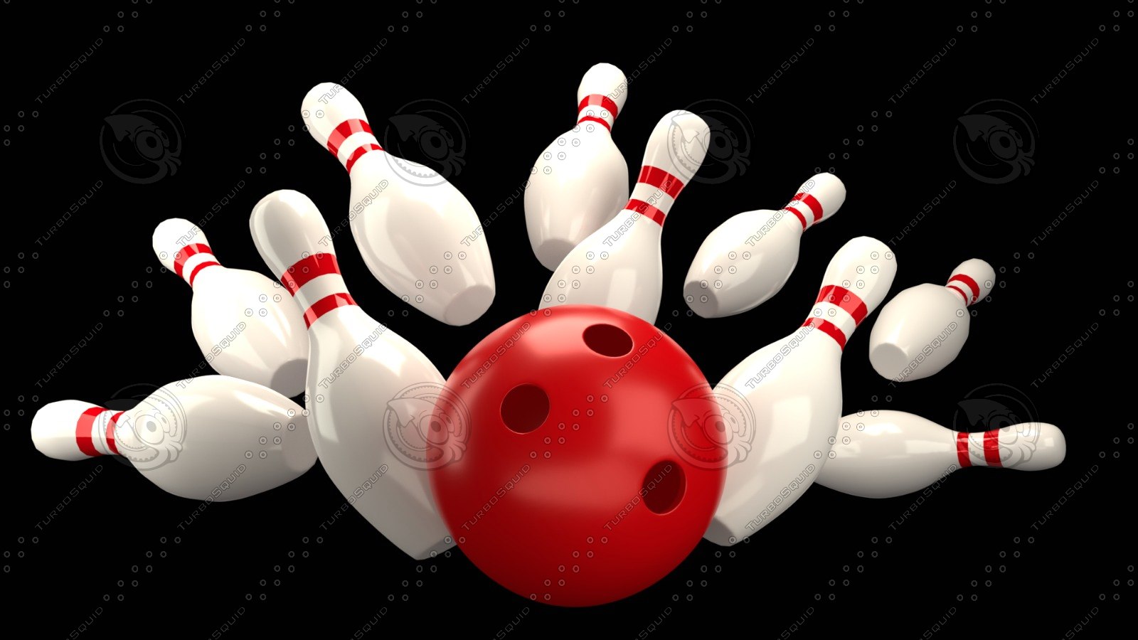 3D bowling ball model - TurboSquid 1496786