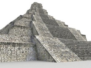 piramide xochicalco scan 16k 3D model