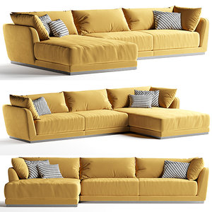sofas seat furniture 3D model