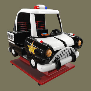 3D coin police operated
