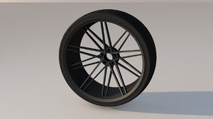 3D vossen wheels model