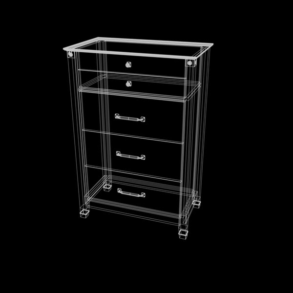 Sauder Carson Forge Möbel 3D-Modell - TurboSquid 1220519