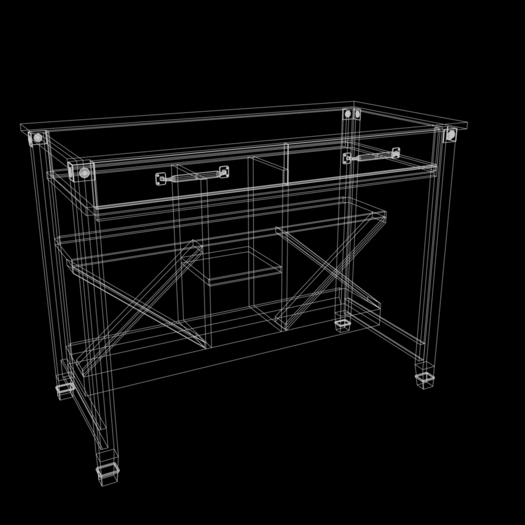 Sauder Carson Forge Möbel 3D-Modell - TurboSquid 1220519
