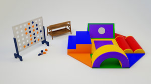 kids play items 3D model
