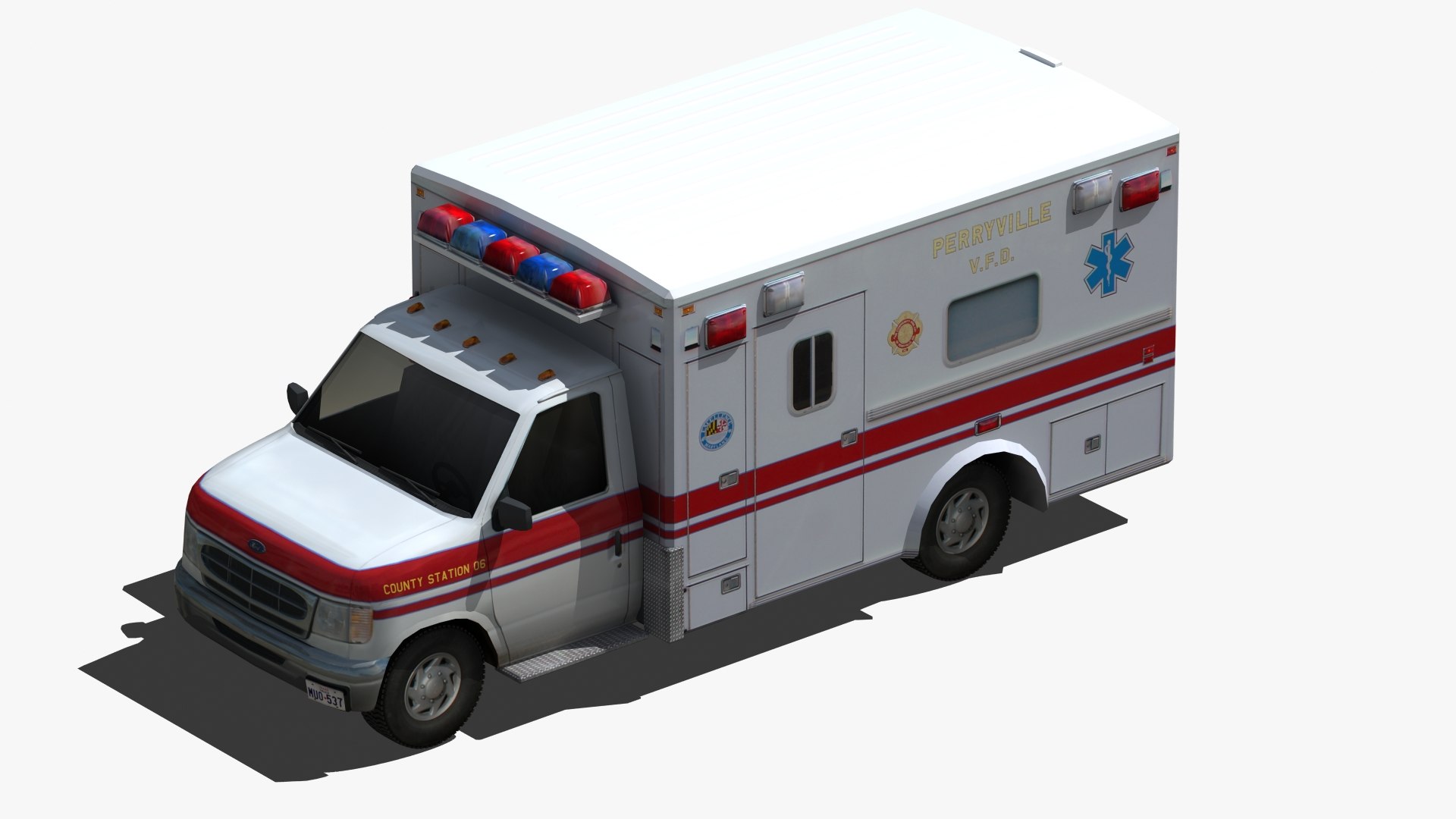 Ambulance city 3D model - TurboSquid 1497731