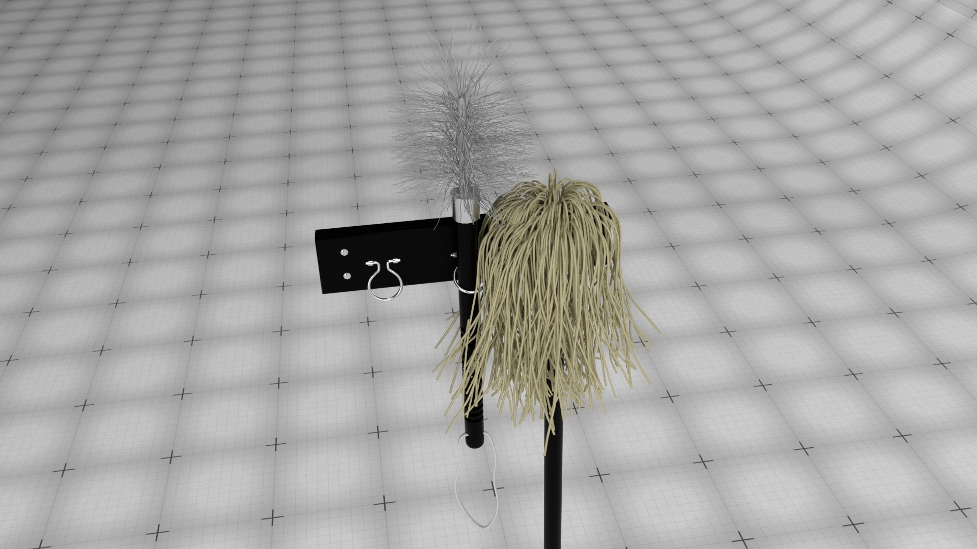 Broom mop 3D model TurboSquid 1497728