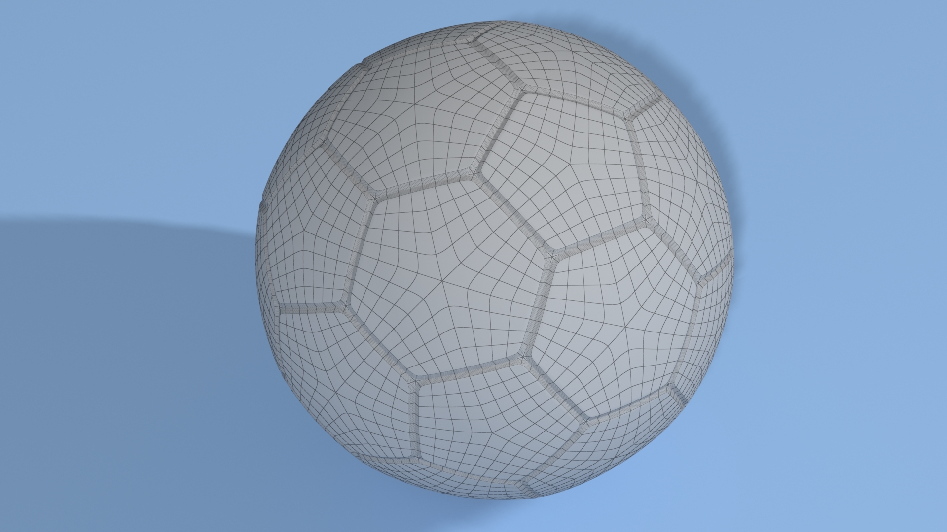 经典足球3d模型