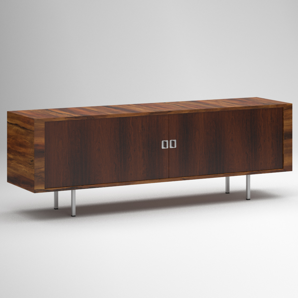 Credenza Hans Wegner 3d Turbosquid 1498277