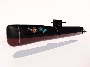 3D submarine sub marine
