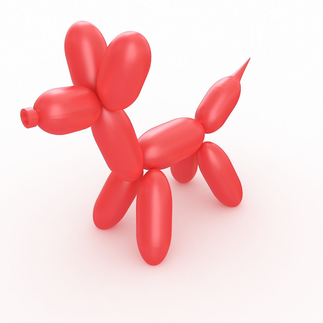 balloon poodle ornament