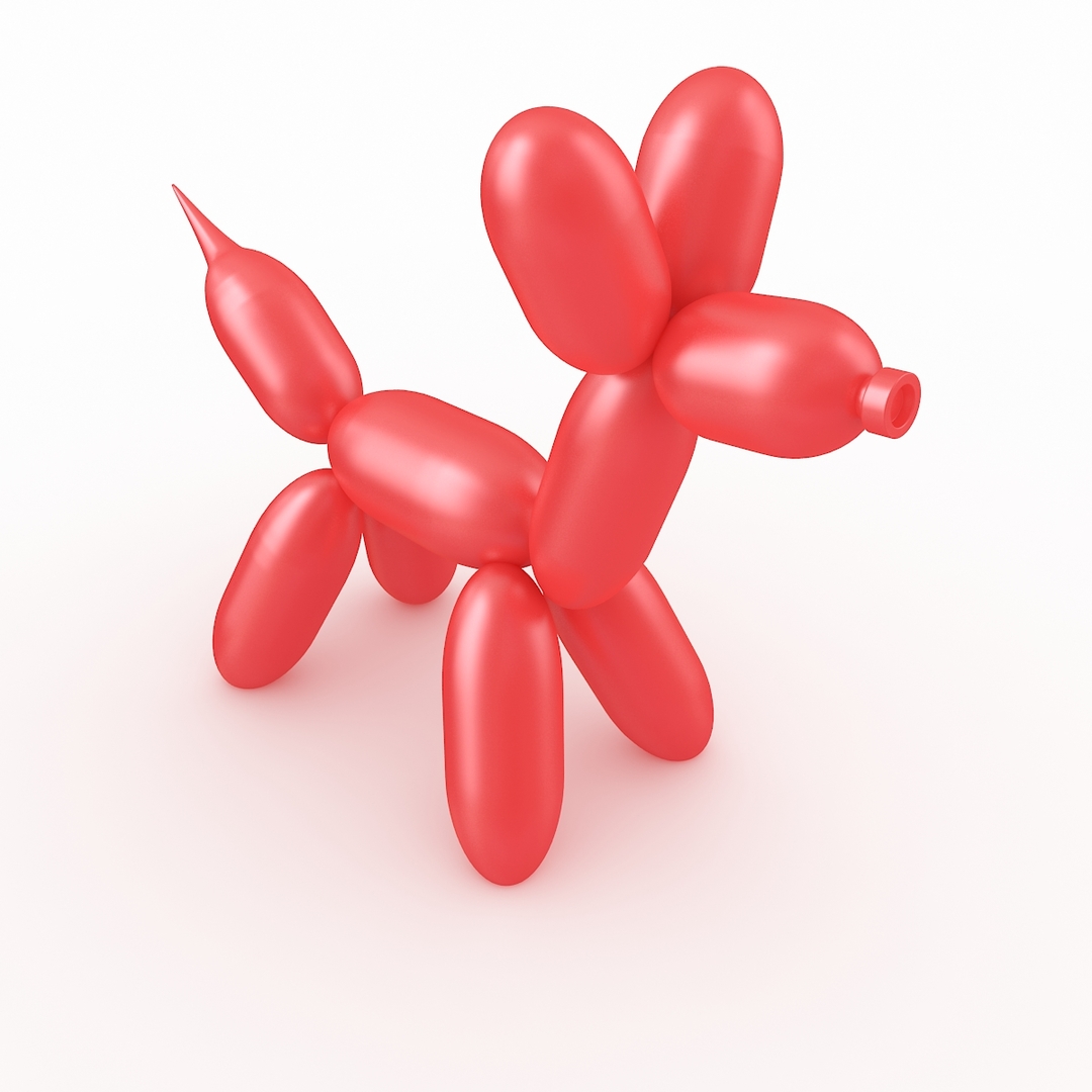 balloon poodle ornament