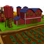 animal farm polys 3D model