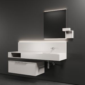 nerolab vanity unit 3D model