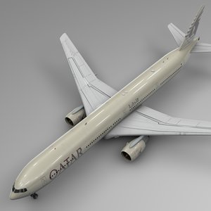 qatar airways boeing 777-300er model