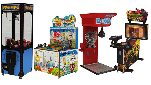 Arcade Spielautomaten Sammlung 3d Modell Turbosquid 1498695