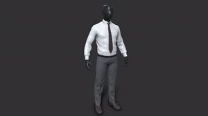 suit fashion 3D model