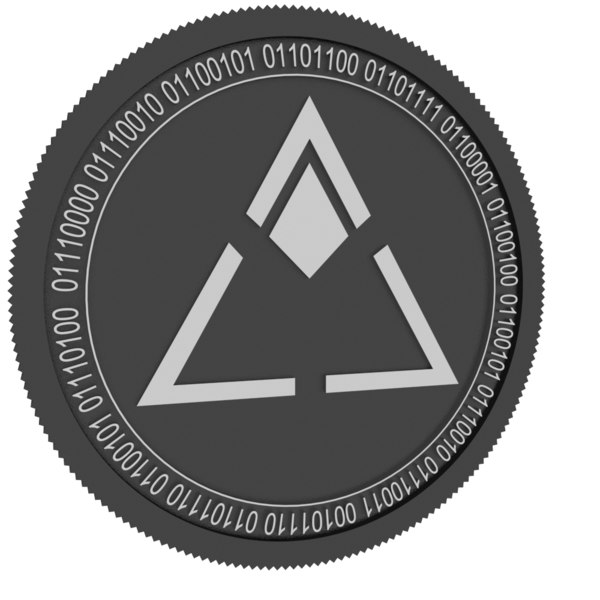 3D loyalcoin black coin