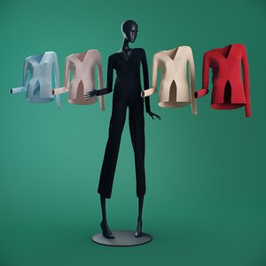 3D mannequin 6014 coll 60 model