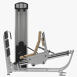 gym leg press 3D