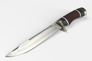 3D fishing knife model