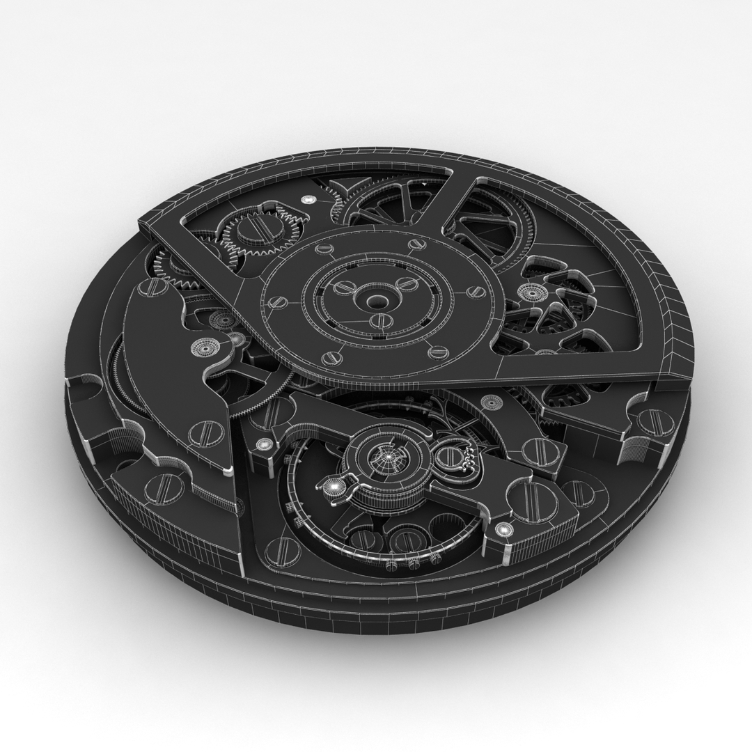 Watch Mechanism Pbr 3D Model TurboSquid 1499825